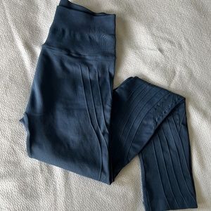 High Rise Mesa Yoga Legging - Small, Slate Blue